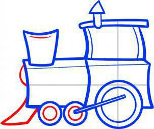Comment dessiner un chemin de fer pour enfants avec une machine à vapeur étape par étape