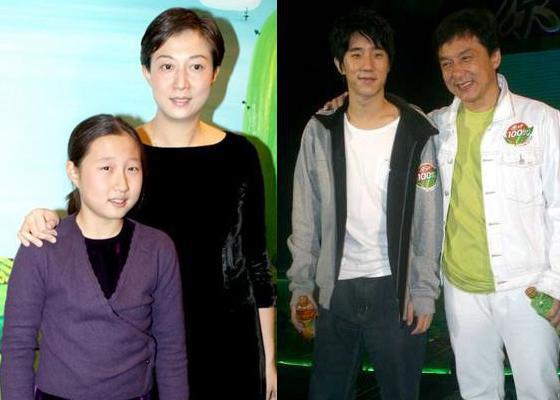 La famille Jackie Chan. Meilleurs films avec Jackie Chan. Jaycee Chan et Etta Wu Zhiolin