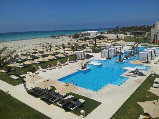Hôtel Sensimar Palm Beach Palace 5 * (Djerba, Tunisie): enregistrement et départ